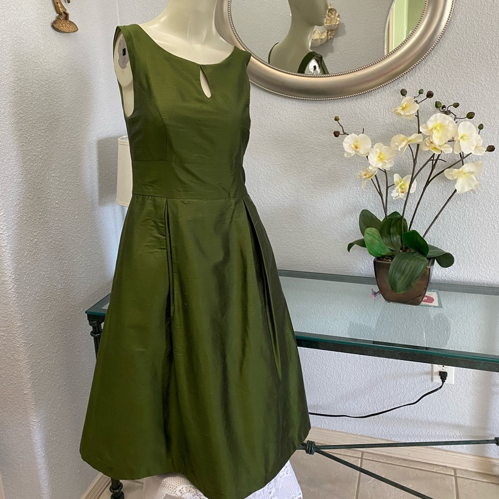 Jenny Yoo Silk Pocket Dress Sz 4